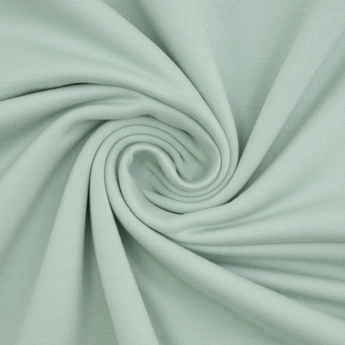 French terry roughened, mint green