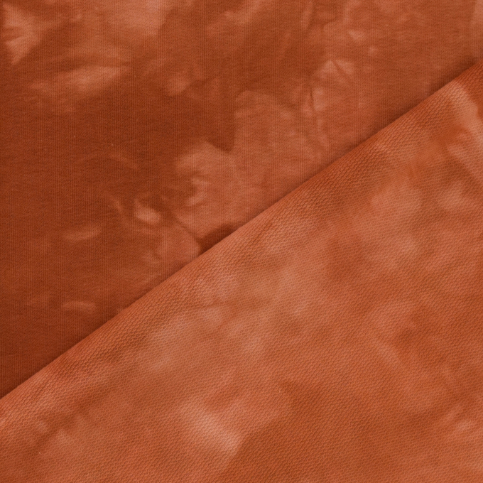 French Terry Batik, oranje
