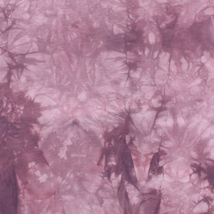 French Terry Batik, pflaume