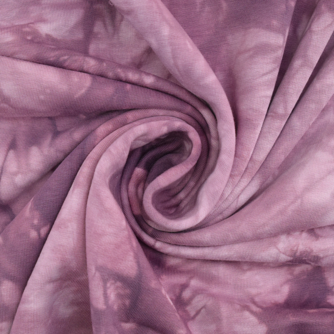 French Terry Batik, pflaume