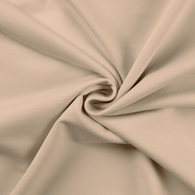 Tissu french terry, beige