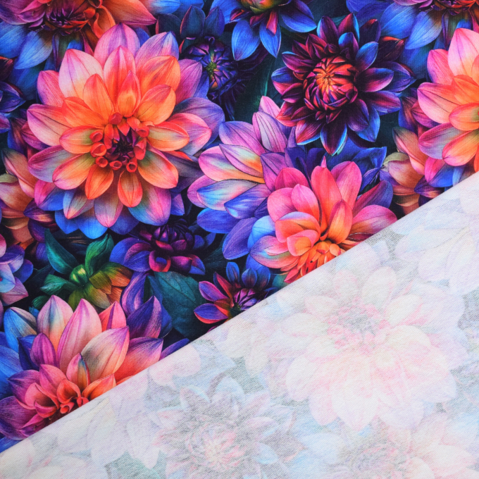French Terry Floral Dream, multicolour