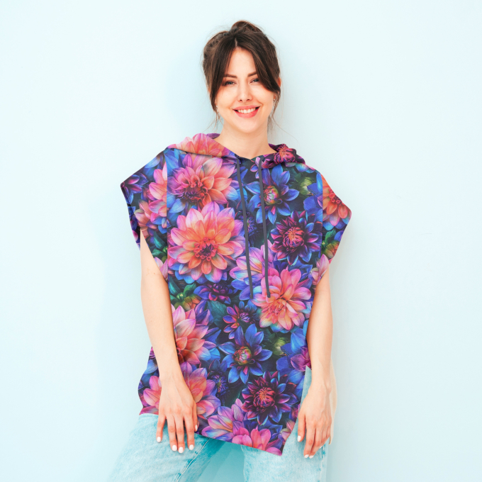 French Terry Floral Dream, multicolour