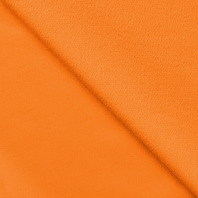 Tissu french terry, orange