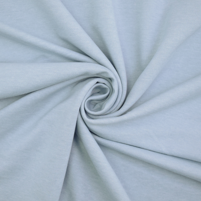 Tissu french terry Pastel, bleu clair
