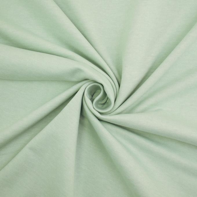 French terry Pastel, light mint