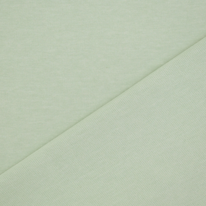 French terry Pastel, light mint
