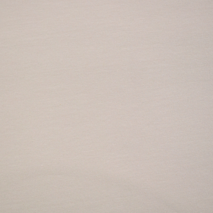 French Terry uni geruwd, beige