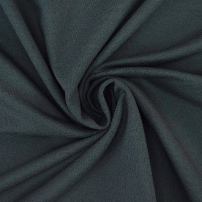 Tissu french terry uni, anthracite
