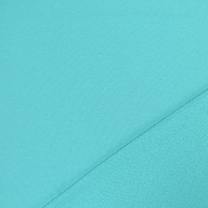 Tissu french terry uni, aqua