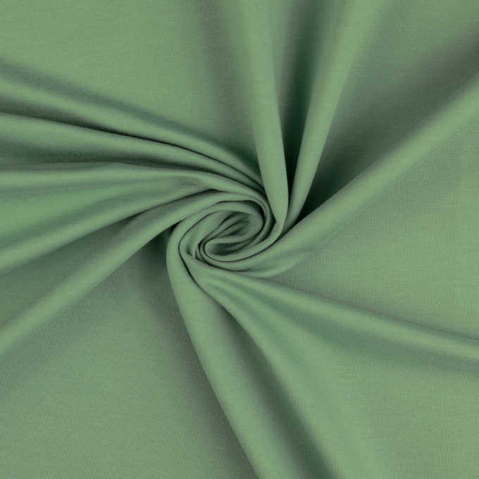 Tissu french terry uni, vert tilleul
