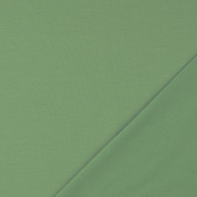 Tissu french terry uni, vert tilleul