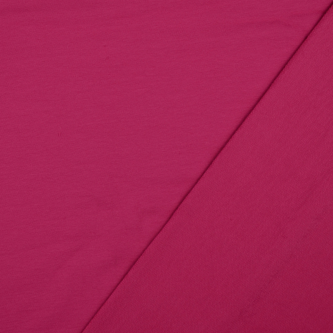 Tissu french terry uni, magenta