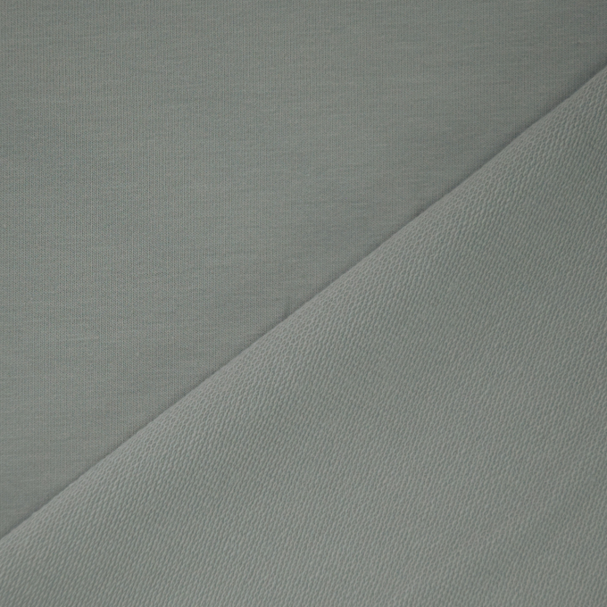 Tissu french terry uni, gris argent