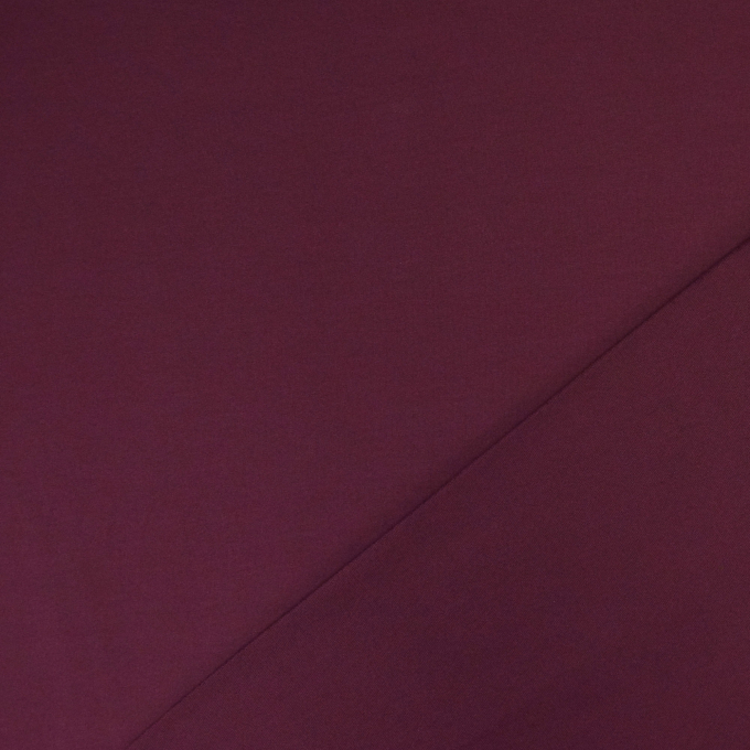 Tissu french terry uni, rouge de vin