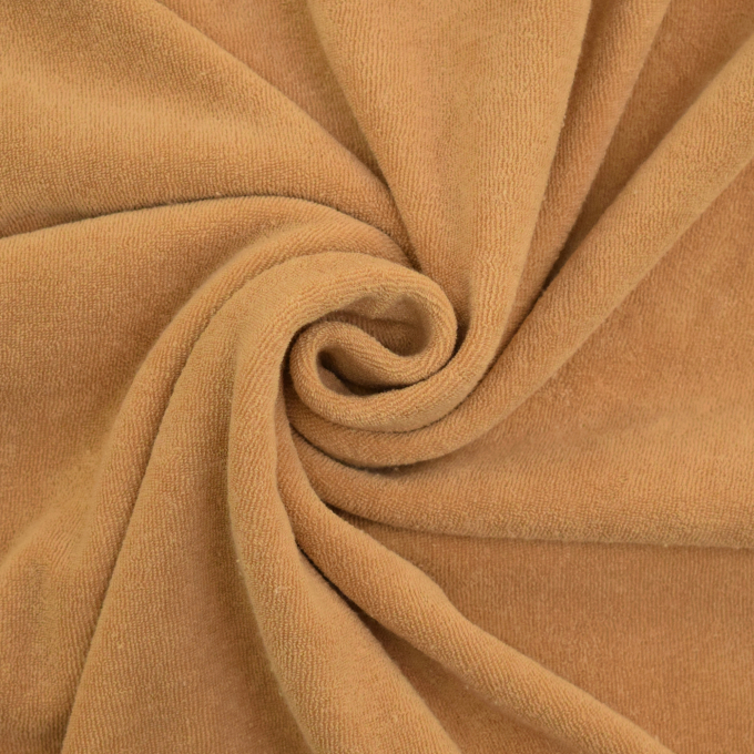 Badstof jersey, camel