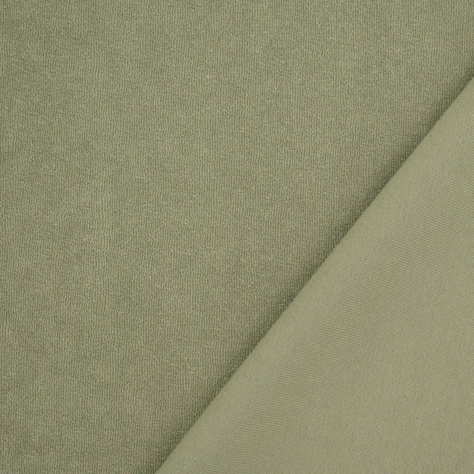 Badstof jersey, lichtkhaki
