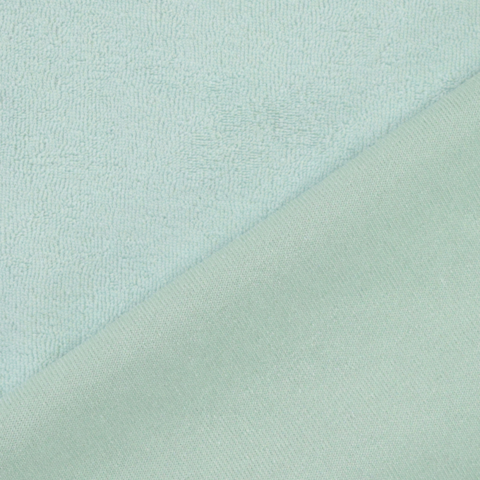 Badstof jersey, licht mintgroen
