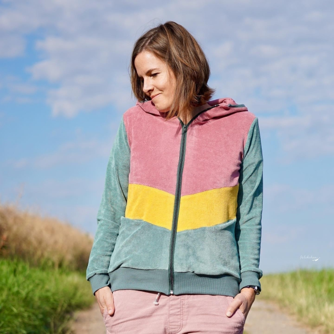 Badstof jersey, roze