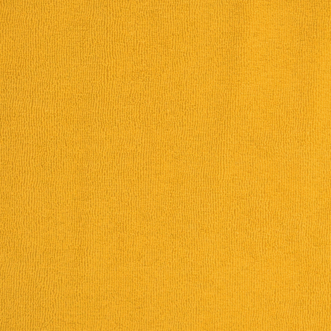 Tissu éponge jersey coton, moutarde