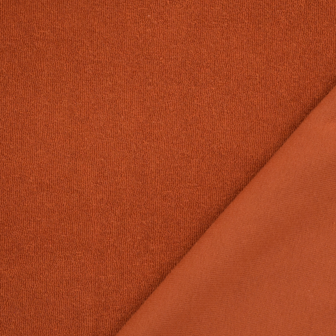Frottee-Jersey, terracotta