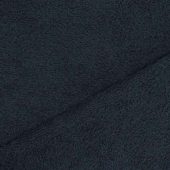 Tissu éponge coton, marine