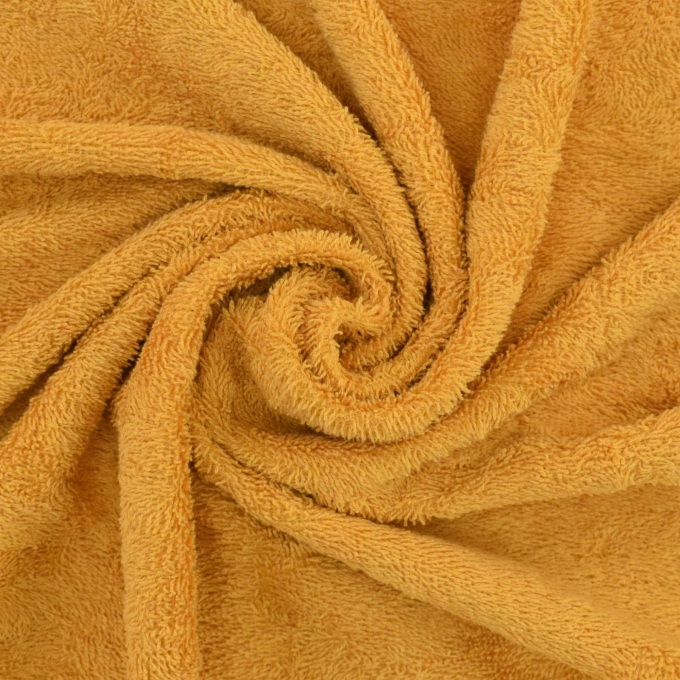Tissu éponge coton, jaune maïs
