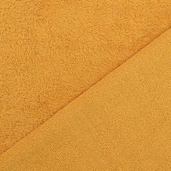 Tissu éponge coton, jaune maïs