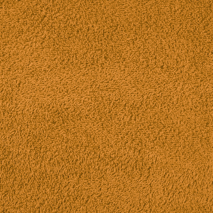 Tissu éponge coton uni, jaune curry