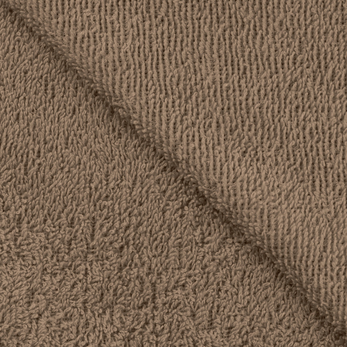 Badstof effen, donkertaupe