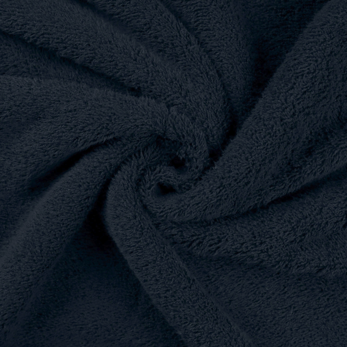 Badstof effen, marineblauw