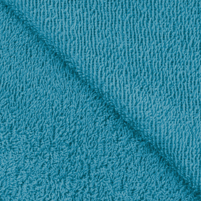 Badstof effen, turquoise