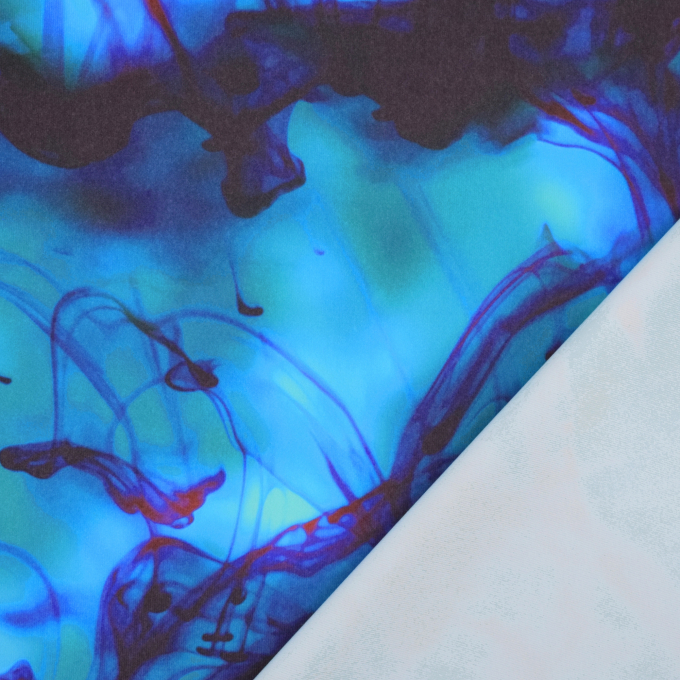 Tissu jersey technique sport Abstrait Abstract Water, turquoise