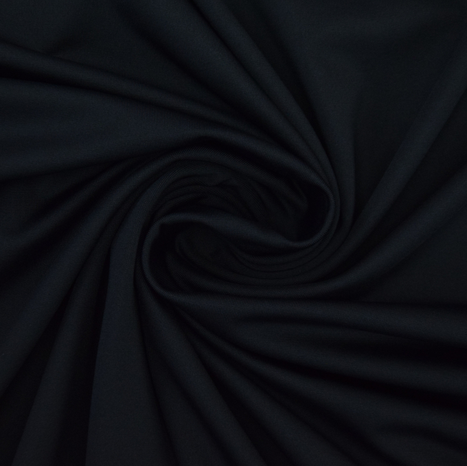 Tissu jersey technique sport Albstoffe Hamburger Liebe Performance, noir