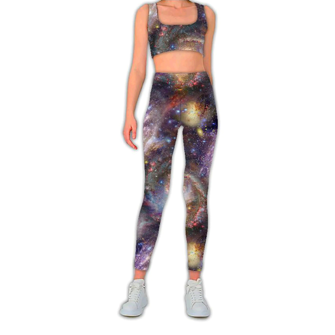 Functionele jersey Galaxy, veelkleurig