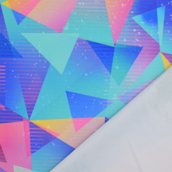 Functionele jersey Pastel Triangles, veelkleurig