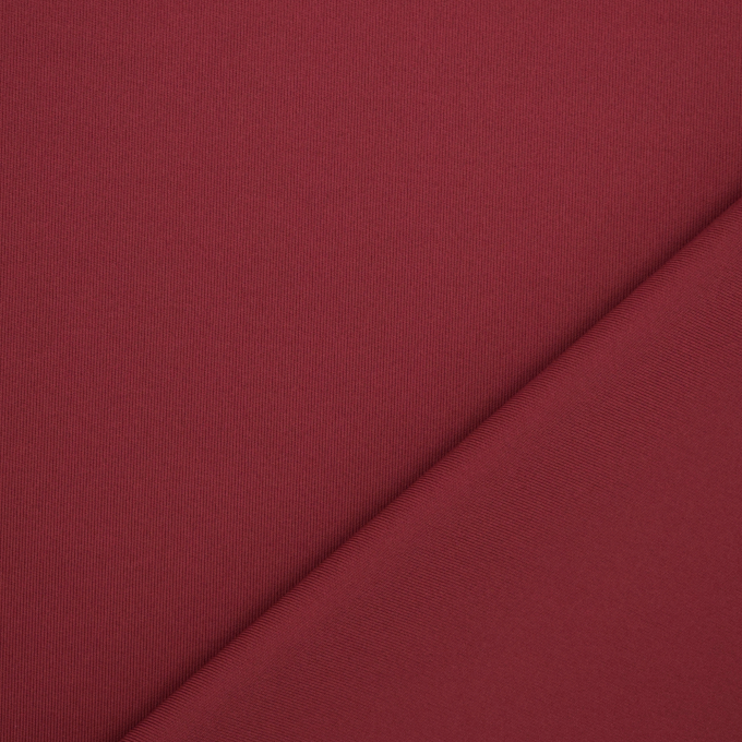 Tissu jersey technique sport uni, rouge foncé