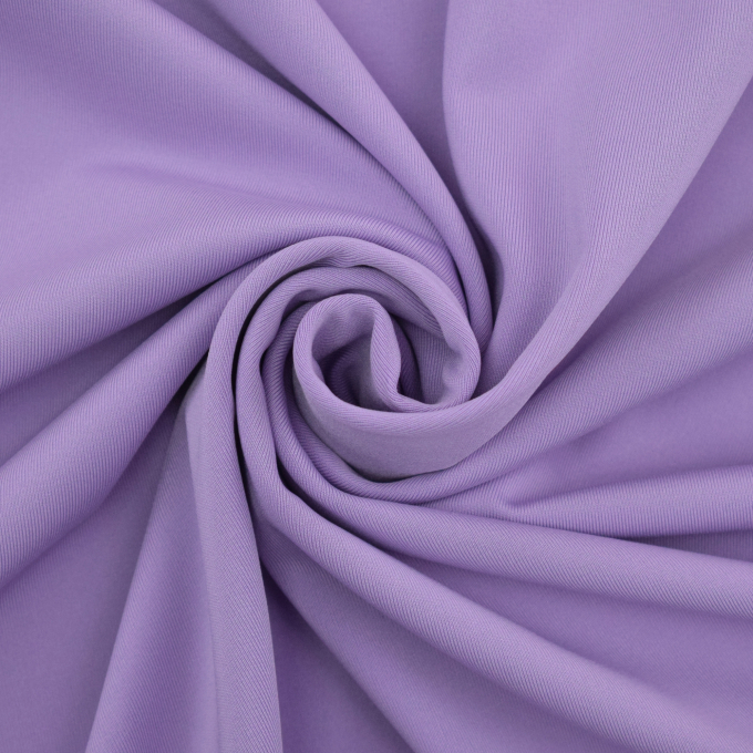 Tissu jersey technique sport uni, lilas