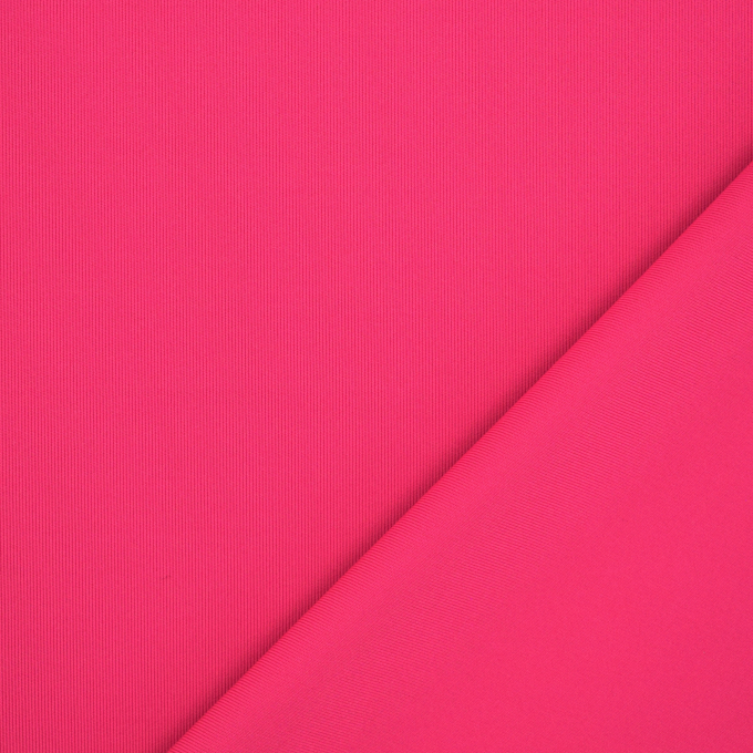 Tissu jersey technique sport uni, rose fuchsia