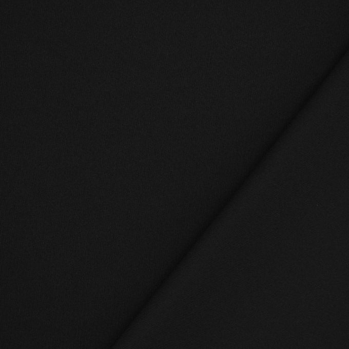 Tissu jersey technique sport uni, noir