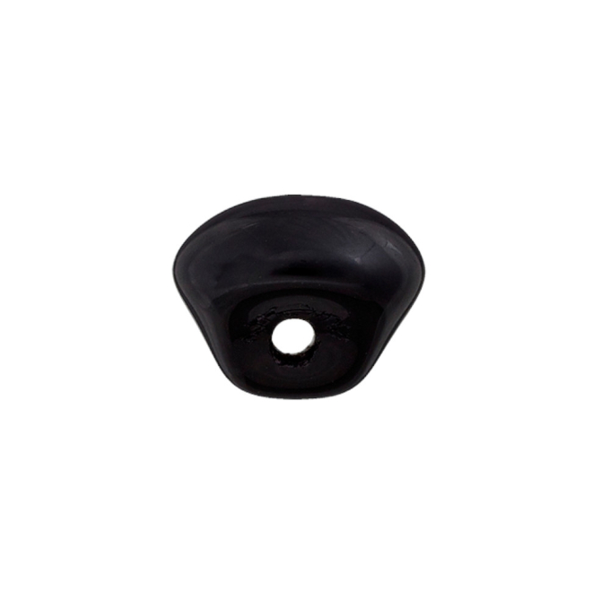 Glass Button Animal Eye 10 mm, noir