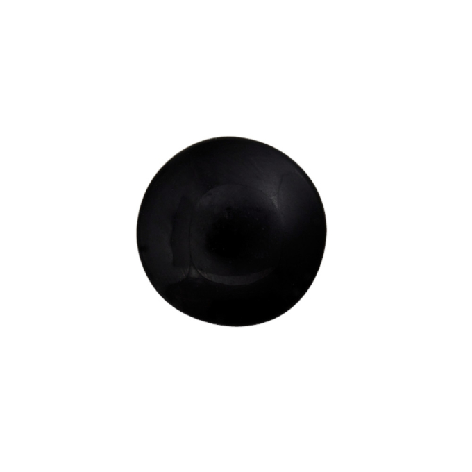 Glass Button Animal Eye 8 mm, noir