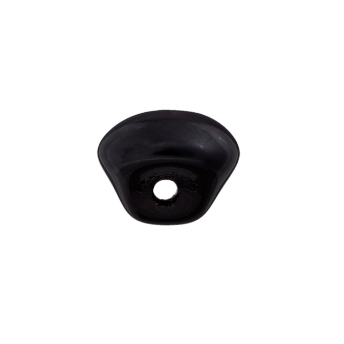 Glass Button Animal Eye 8 mm, noir