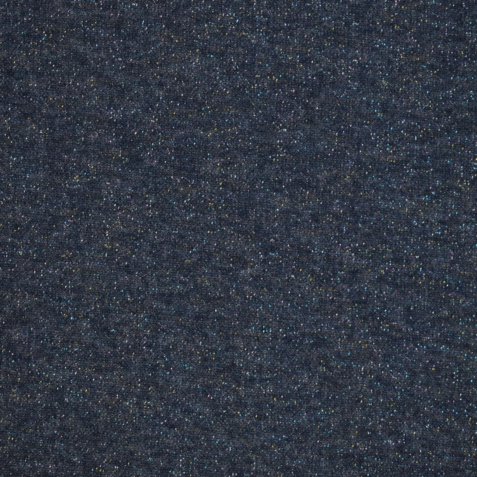 Glittering multicolour sweatshirt navy blue melange