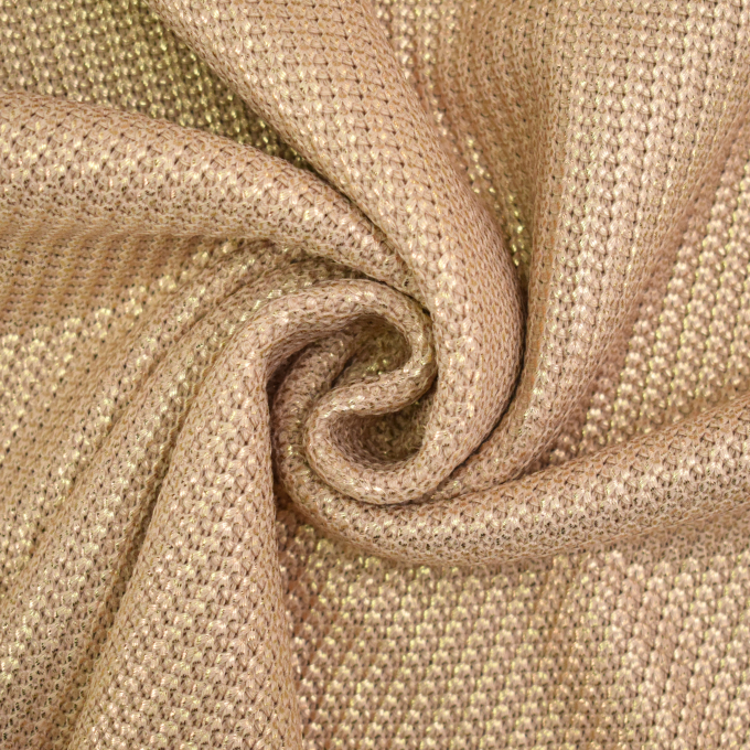 Coarse knitted fabric Fibre Mood, golden