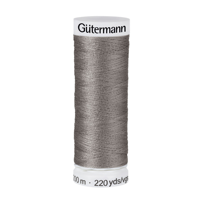 Bobine fil à coudre Gütermann 200m polyester, (035) marron gris
