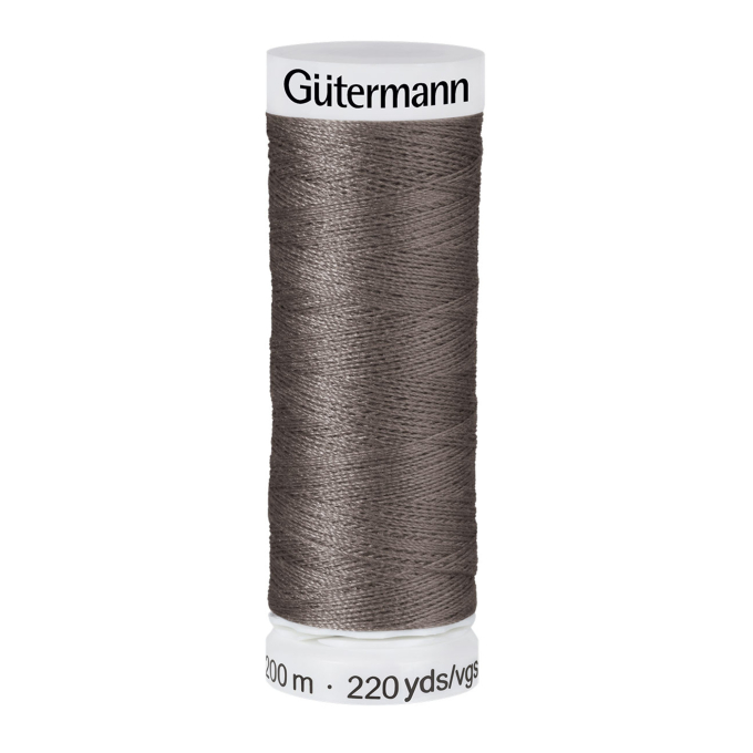 Bobine fil à coudre Gütermann 200m polyester, (036) gris ardoise