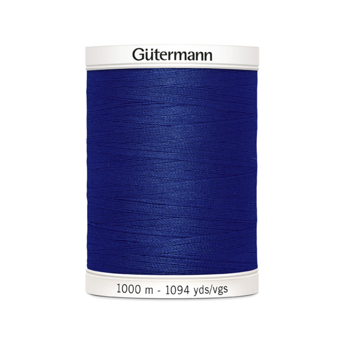 Bobine fil à coudre Gütermann 1000m polyester, (310) bleu marine