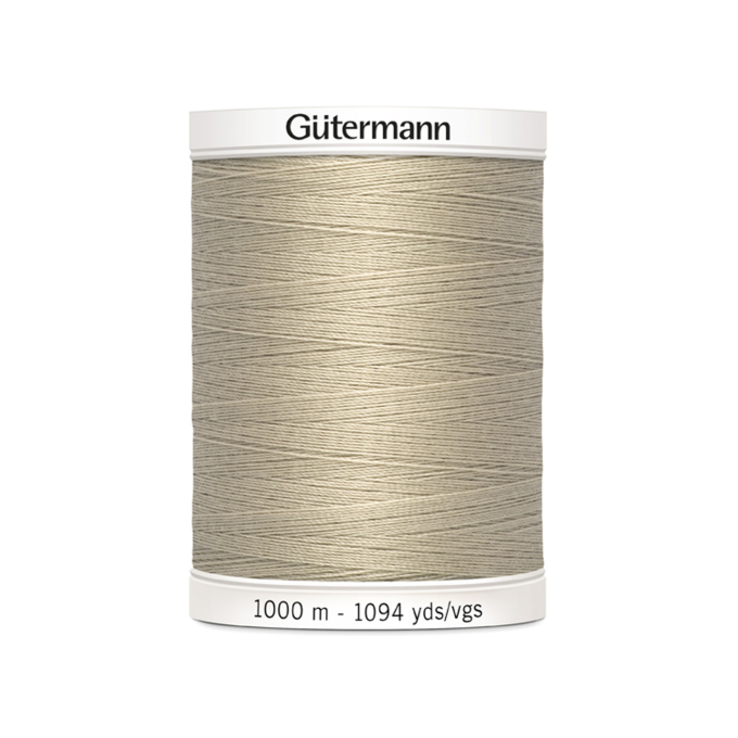 Bobine fil à coudre Gütermann 1000m polyester, (722) sable