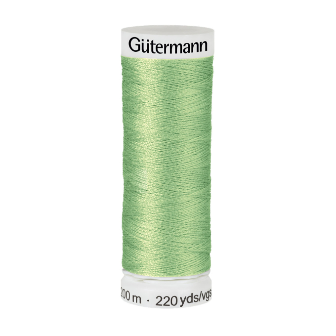 Bobine fil à coudre Gütermann 200m polyester, (153) vert clair